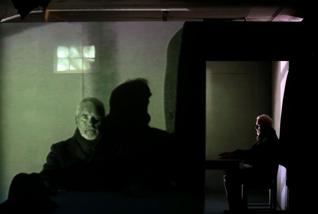 John McVitty Photography-07771987378 ''Stirrings Still'' by Samuel Beckett. Actor Ian McIlhinney and Netia Jones, director.
