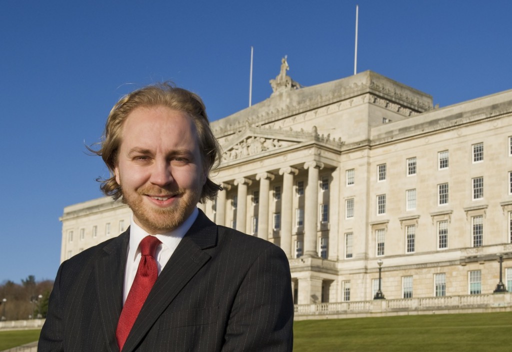 Steven-Agnew-outside-Stormont