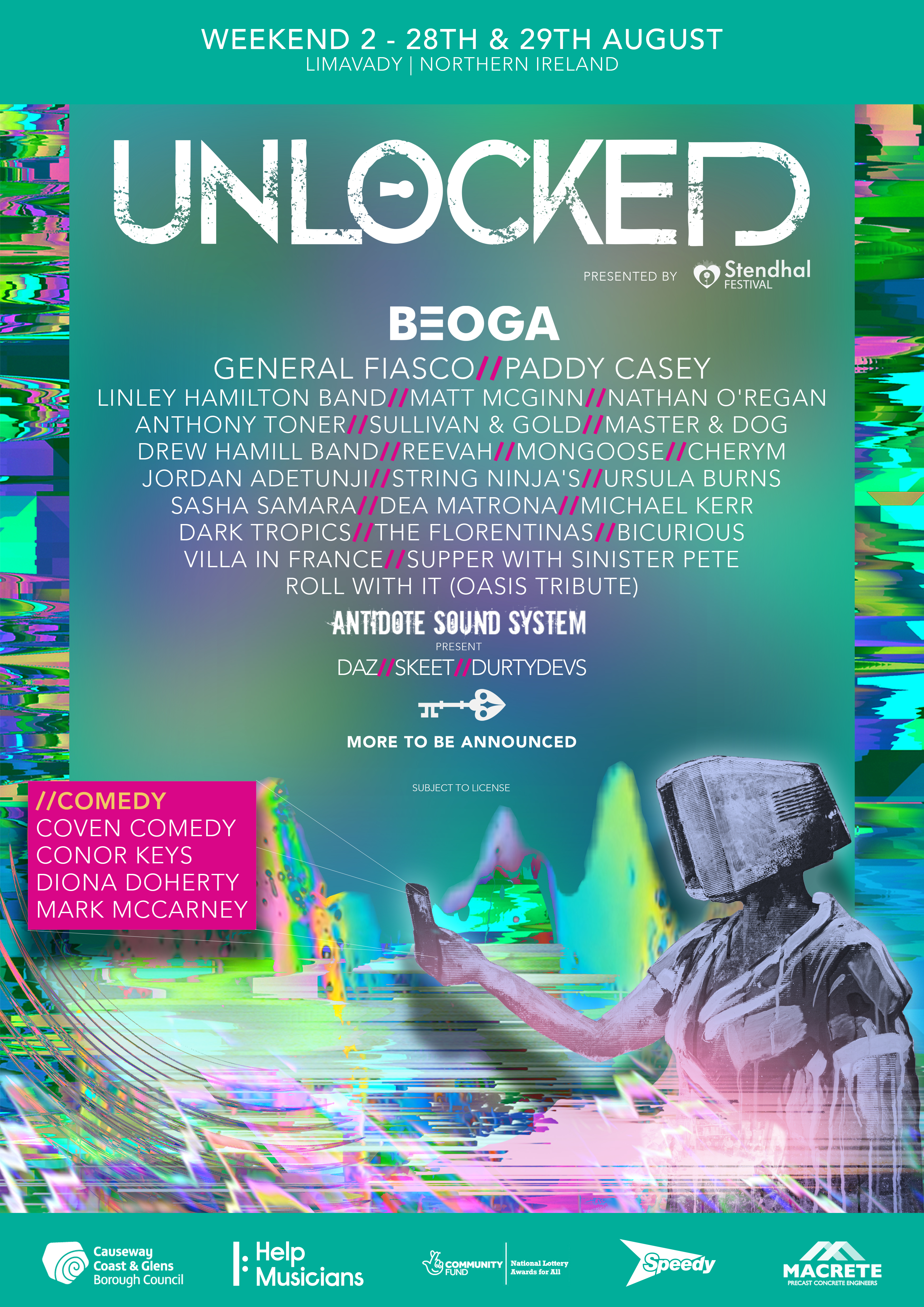 Unlocked Event 2 Lineup