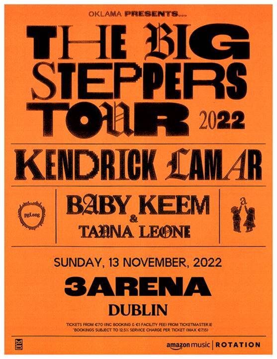 Kendrick Lamar Announces Dublin Show – The Thin Air